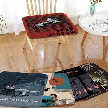 Film ARKA CAM Avrupa koltuk pedi Ev Yastık Yumuşak Peluş sandalye minderi Kış Ofis Bar kanepe dekoru Tatami