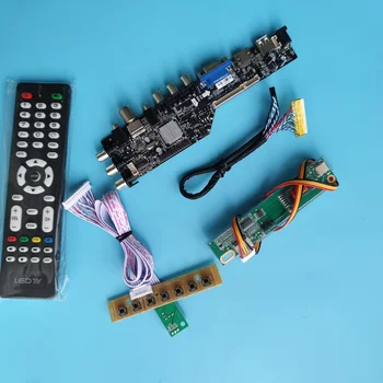 Için LP150X08-A3 / LP150X08-A3K5 1 CCFL LCD 1024X768 uzaktan DVB-T TV VGA USB AV Denetleyici kurulu Dijital HDMI uyumlu Paneli 15