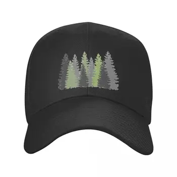 Unisex Çam Ağaçları Şapkalar Açık beyzbol şapkası Polyester Orman Baba Şapka güneş şapkaları Ayarlanabilir güneş şapkaları Yıkanabilir