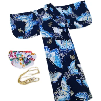 OOAK Kelebek Japonya Tarzı Kimono Elbise İçin 1/4 17