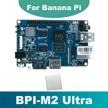 Sıcak Muz Pi BPI M2 Ultra Geliştirme Kurulu + İsı Emici Dört Çekirdekli A40I 2G DDR3 RAM+8G EMMC Android Ubuntu Linux