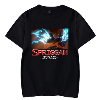 Spriggan Anime Tshirt Yuvarlak Boyun kısa kollu bluz Erkek Kadın T-shirt 2022 Rahat Tarzı Harajuku Streetwear yazlık t-shirt